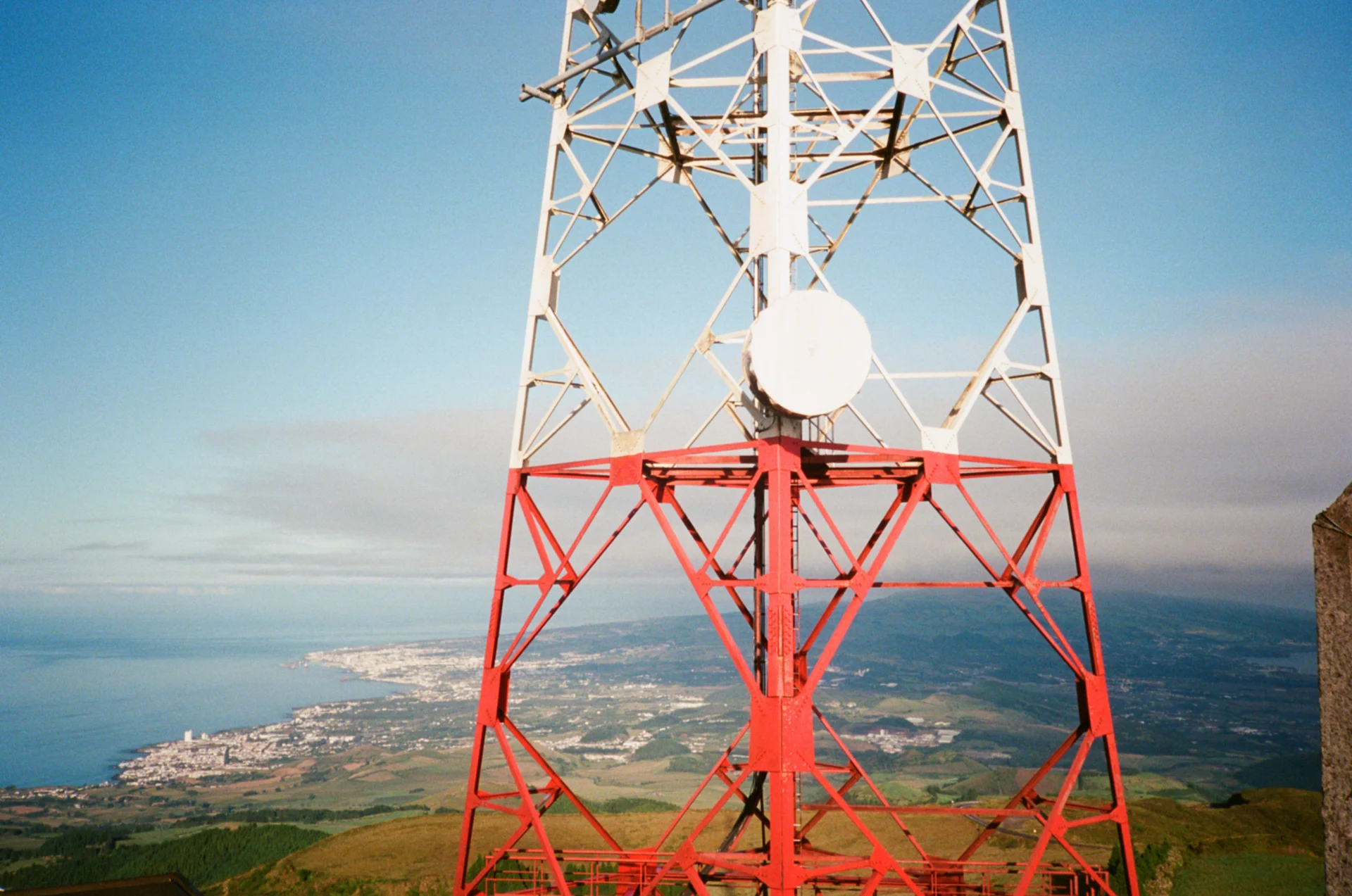 view looking towards the west side of the island