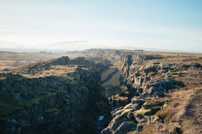 a rift in iceland